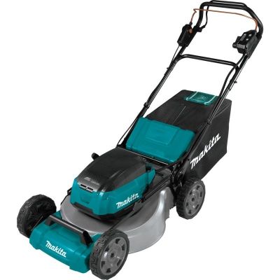 3. Makita DLM532PT4 Lawn Mower Push Type Lawn Mower Battery Black, Blue