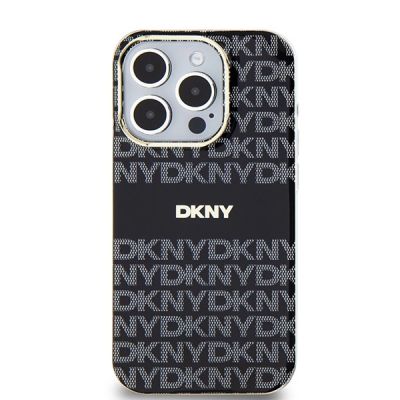 3. DKNY IML Mono & Stripe MagSafe Case for iPhone 13 Pro / 13 - Black
