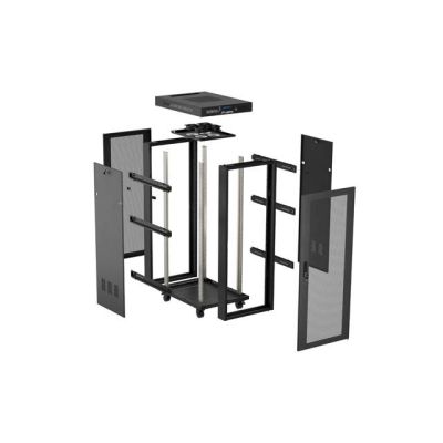 9. LANBERG FLOOR RACK CABINET 19" 24U 600X800 BLACK