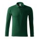 2. Malfini Pique Polo LS M MLI-221D3 dark green polo shirt