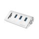 3. LogiLink CR0045 USB 3.2 Gen 1 (3.1 Gen 1) Type-A Hubs and Concentrators 5000 Mbit/s Silver