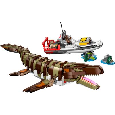 3. LEGO Jurassic World 76974 - Boat Mission and Mosasaur Model