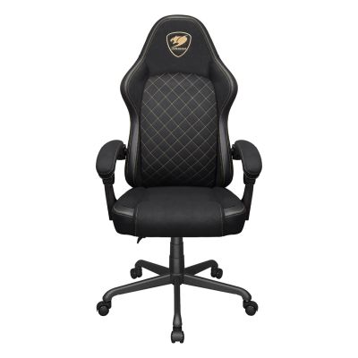 7. COUGAR CGR-FXF-GLB Universal Gaming Chair Upholstered Seat Black, Gold
