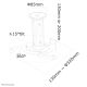 5. Neomounts BEAMER-C80 Projector Ceiling Mount Silver