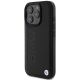 2. BMW Leather Hot Stamp iPhone 16 Pro Max Case - Black