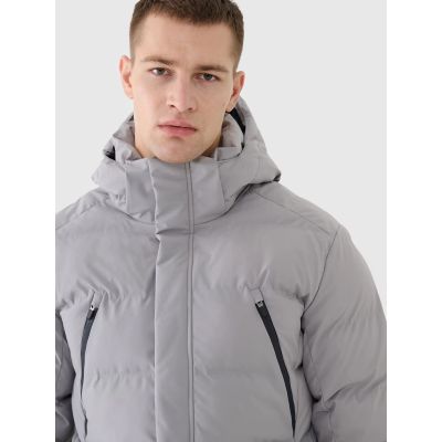 4. Men's winter down jacket with synthetic filling, 10000 membrane, 4F 4FWAW24TDJAM512-25S