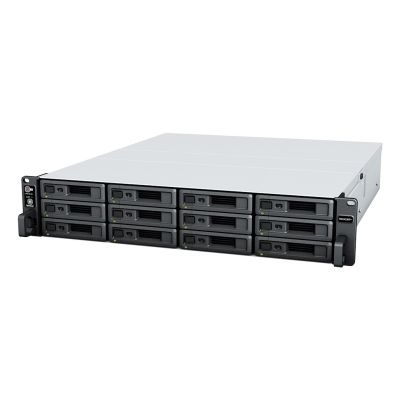 4. Synology RackStation RS2423RP+ NAS Rack Server (2U) Ryzen Embedded V1780B 8 GB DDR4 0 TB DiskStation Manager Black, Gray