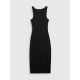 6. Women's ribbed knit dress 4F 4FRSS26TDREF203-20S