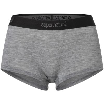 3. Women’s Thermal Underwear Super.natural Tundra175 Boyfriend Hipster – cashmere grey melange, size: M