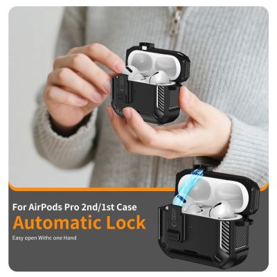 5. Tech-Protect Carbonox MagSafe case for AirPods Pro - black