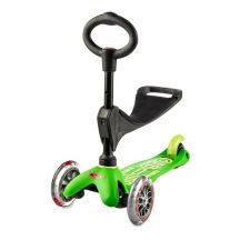 Micro 3-wheeled scooter/ride-on Mini 3in1 Deluxe Green