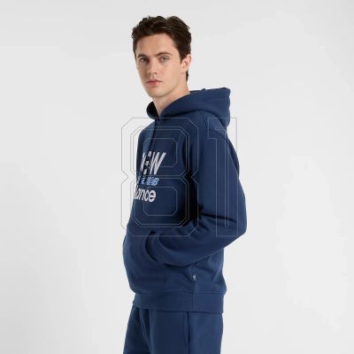 8. New Balance Sport Graphic Fleece Hoodie NNY M MT51941NNY