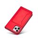 7. Magnet Card Case for iPhone 12 Pro Pouch Card Wallet Card Holder Red