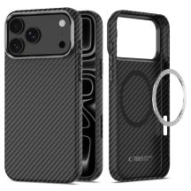 Tech-Protect Ion Carbon MagSafe Case for iPhone 18 Pro Max / 17 Pro Max - Black and Silver