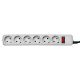 4. GEMBIRD SURGE PROTECTOR POWER STRIP 6XSCHUKO, 3M, GRAY