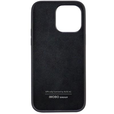 4. Audi Synthetic Leather iPhone 14 Pro Max 6.7" black/black hardcase AU-TPUPPCIP14PM-TT/D1-BK