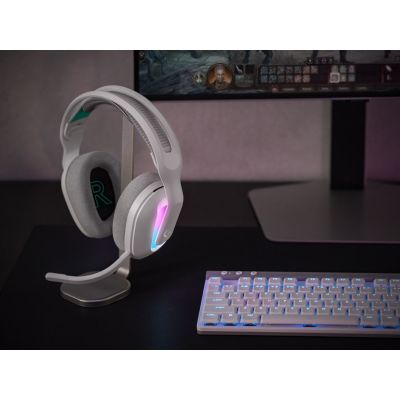 23. Logitech G G522 Lightspeed Wireless Headband Gaming Headset USB Type-C Bluetooth White