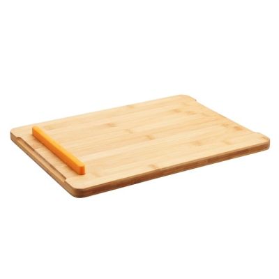 4. Fiskars 1057550 Rectangular Bamboo Cutting Board, Bamboo Plastic, Black