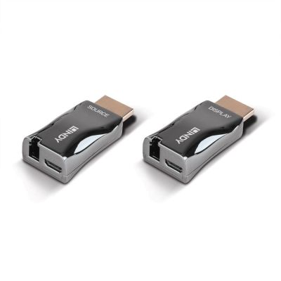 5. Lindy 38392 AV Extender AV Transmitter and Receiver Dark Gray
