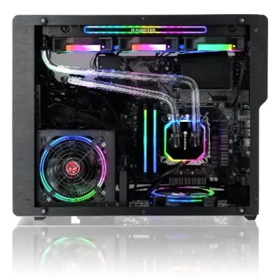 4. RAIJINTEK Ophion M Evo ALS Midi Tower Black, Transparent