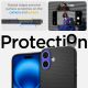 13. Spigen Liquid Air Case for iPhone 16 Plus - Black