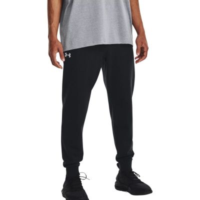 Men’s Under Armour Rival Fleece Joggers, Black, 1379774 001, M