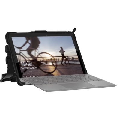 6. UAG Plasma - protective case with built-in stand and hand and shoulder strap for Microsoft Surface Go 1/2/3/4 G (ice)