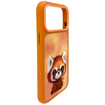 3. Nimmy Big Eyed Pet 2.0 Raccoon case for iPhone 17 Pro Max - orange