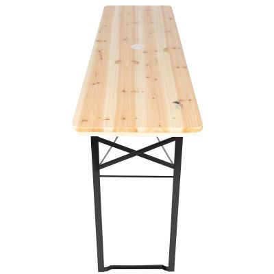 16. PICNIC BAR SET WOODEN TABLE AND 2 BENCHES