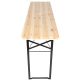16. PICNIC BAR SET WOODEN TABLE AND 2 BENCHES