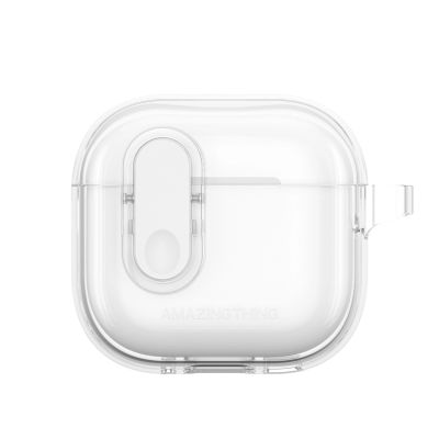 2. AmazingThing Minimal Case for AirPods 4 - Clear