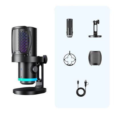 6. BOYA CastMic G40 Wired USB-C Gaming Microphone - Black