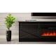 5. GRANERO TV cabinet + fireplace 200x56.7x35 black/black combination
