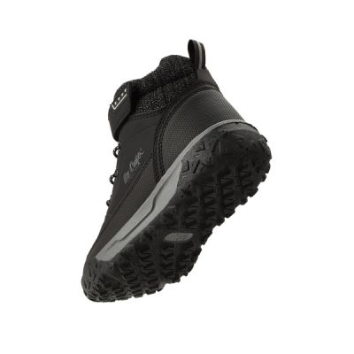 2. Lee Cooper black ankle boots with Velcro closure