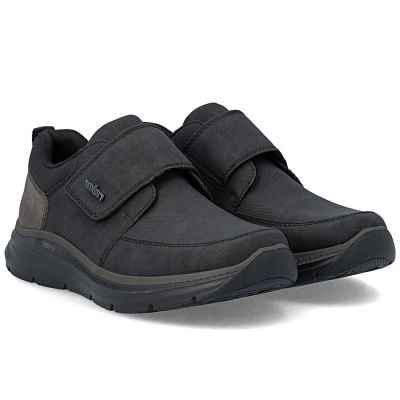 6. Rieker B1854-00 men's comfortable black Velcro shoes