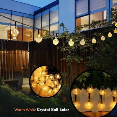 5. SOLAR GARDEN LAMP GARLAND SOLAR CHAIN 4.9M 40LED WARM WHITE