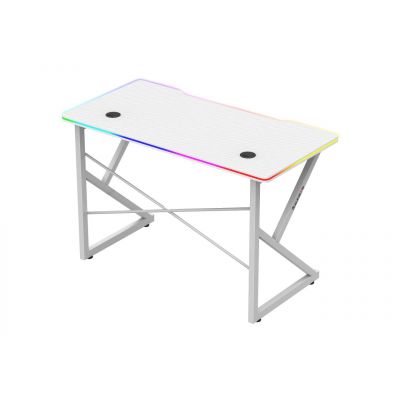 3. Huzaro Hero 1.7 RGB White Gaming Desk