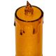 13. DECORATIVE CANDLE 12.5 CM AMBER WARM WHITE 1 LED