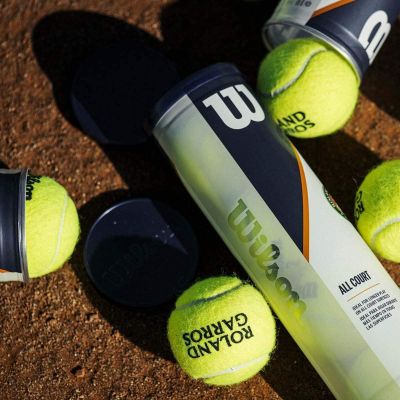 5. Wilson All Court Tennis Ball Roland Garros 3 pcs ITF