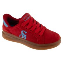 Skechers Slip-Ins Suede Snoop Cupsole Sneaker 186100-RDBL Red 36