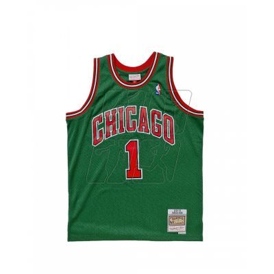 7. Mitchell &amp; Ness NBA Swingman Chicago Bulls Derrick Rose M T-shirt SMJYCP19241-CBUDKGN08DRS