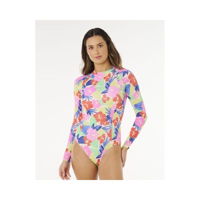 Women's RIP CURL Party Wave Upf Surf Suit multicolor