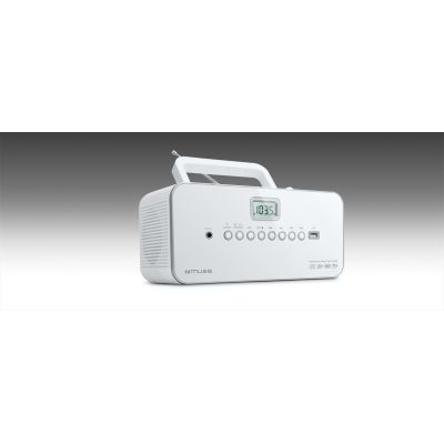 2. Muse M-28 RDW portable radio FM/CD/MP3/Jack/USB White