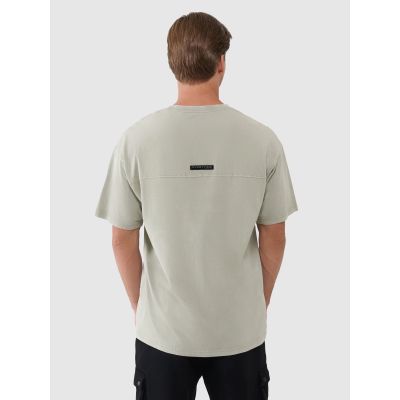6. Men's oversize plain T-shirt 4F 4FWSS25TTSHM1961-44S