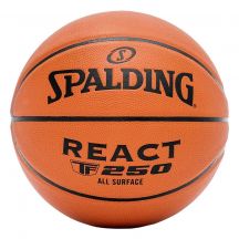 Spalding React TF-250 basketball, size 7, brown 76801Z