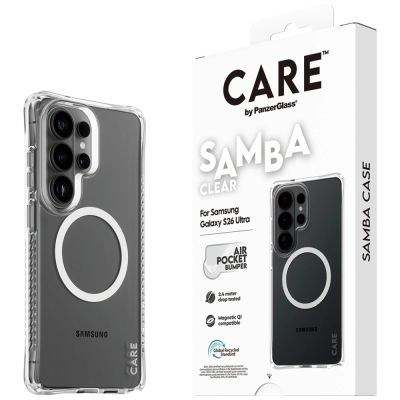 5. CARE by PanzerGlass Samba Transparent Qi Case for Samsung Galaxy S26 Ultra - Transparent