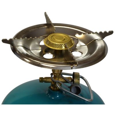 4. SINGLE LARGE CAMPING STOVE 17.8 x 17.8 CM