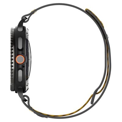 4. Spigen Athlex Air Strap for Samsung Galaxy Watch 40/44/46mm - Black and Yellow