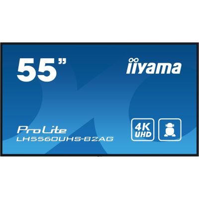 9. iiyama 55” professional 4K UHD Digital Signage display with advanced control and connectivity options.