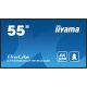 9. iiyama 55” professional 4K UHD Digital Signage display with advanced control and connectivity options.